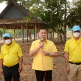 กิจกรรม Big cleaning day เก็บกวาดใบไม้ใส่เสวียน รดน้ำต้นไม้ และฉีดพ่นละอองฝอยสร้างความชุ่มชื่นในอากาศ เพื่อลดฝุ่นละอองขนาดเล็ก ( PM 2.5 )