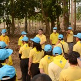 กิจกรรม Big cleaning day เก็บกวาดใบไม้ใส่เสวียน รดน้ำต้นไม้ และฉีดพ่นละอองฝอยสร้างความชุ่มชื่นในอากาศ เพื่อลดฝุ่นละอองขนาดเล็ก ( PM 2.5 )