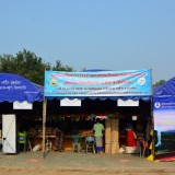 โครงการออกหน่วยเคลื่อนที่ อบจ.เชียงใหม่ บริการประชาชน ประจำปี 2558 และงานแสดงสินค้า otop และสร้างเสริมสุขภาพตำบลสุขภาวะ เทศบาลตำบลสันทราย อ.ฝาง จ.เชียงใหม่ 