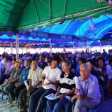 โครงการออกหน่วยเคลื่อนที่ อบจ.เชียงใหม่ บริการประชาชน ประจำปี 2558 และงานแสดงสินค้า otop และสร้างเสริมสุขภาพตำบลสุขภาวะ เทศบาลตำบลสันทราย อ.ฝาง จ.เชียงใหม่ 