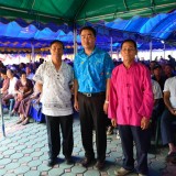 โครงการออกหน่วยเคลื่อนที่ อบจ.เชียงใหม่ บริการประชาชน ประจำปี 2558 และงานแสดงสินค้า otop และสร้างเสริมสุขภาพตำบลสุขภาวะ เทศบาลตำบลสันทราย อ.ฝาง จ.เชียงใหม่ 