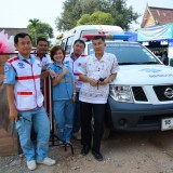 โครงการออกหน่วยเคลื่อนที่ อบจ.เชียงใหม่ บริการประชาชน ประจำปี 2558 และงานแสดงสินค้า otop และสร้างเสริมสุขภาพตำบลสุขภาวะ เทศบาลตำบลสันทราย อ.ฝาง จ.เชียงใหม่ 