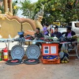 โครงการออกหน่วยเคลื่อนที่ อบจ.เชียงใหม่ บริการประชาชน ประจำปี 2558 และงานแสดงสินค้า otop และสร้างเสริมสุขภาพตำบลสุขภาวะ เทศบาลตำบลสันทราย อ.ฝาง จ.เชียงใหม่ 