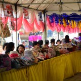 โครงการออกหน่วยเคลื่อนที่ อบจ.เชียงใหม่ บริการประชาชน ประจำปี 2558 และงานแสดงสินค้า otop และสร้างเสริมสุขภาพตำบลสุขภาวะ เทศบาลตำบลสันทราย อ.ฝาง จ.เชียงใหม่ 