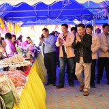 โครงการออกหน่วยเคลื่อนที่ อบจ.เชียงใหม่ บริการประชาชน ประจำปี 2558 และงานแสดงสินค้า otop และสร้างเสริมสุขภาพตำบลสุขภาวะ เทศบาลตำบลสันทราย อ.ฝาง จ.เชียงใหม่ 