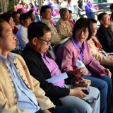 โครงการออกหน่วยเคลื่อนที่ อบจ.เชียงใหม่ บริการประชาชน ประจำปี 2558 และงานแสดงสินค้า otop และสร้างเสริมสุขภาพตำบลสุขภาวะ เทศบาลตำบลสันทราย อ.ฝาง จ.เชียงใหม่ 