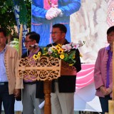 โครงการออกหน่วยเคลื่อนที่ อบจ.เชียงใหม่ บริการประชาชน ประจำปี 2558 และงานแสดงสินค้า otop และสร้างเสริมสุขภาพตำบลสุขภาวะ เทศบาลตำบลสันทราย อ.ฝาง จ.เชียงใหม่ 