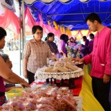 โครงการออกหน่วยเคลื่อนที่ อบจ.เชียงใหม่ บริการประชาชน ประจำปี 2558 และงานแสดงสินค้า otop และสร้างเสริมสุขภาพตำบลสุขภาวะ เทศบาลตำบลสันทราย อ.ฝาง จ.เชียงใหม่ 