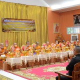 เข้าร่วมพิธีเจริญพระพุทธมนต์และเจริญจิตตภาวนา เพื่อถวายพระพรแด่สมเด็จพระเจ้าลูกเธอ เจ้าฟ้าพัชรกิติยาภา นเรนทิราเทพยวดี กรมหลวงราชสาริณีสิริพัชร มหาวัชรราชธิดา