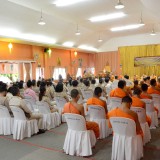 เข้าร่วมพิธีเจริญพระพุทธมนต์และเจริญจิตตภาวนา เพื่อถวายพระพรแด่สมเด็จพระเจ้าลูกเธอ เจ้าฟ้าพัชรกิติยาภา นเรนทิราเทพยวดี กรมหลวงราชสาริณีสิริพัชร มหาวัชรราชธิดา