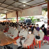เข้าร่วมพิธีเจริญพระพุทธมนต์และเจริญจิตตภาวนา เพื่อถวายพระพรแด่สมเด็จพระเจ้าลูกเธอ เจ้าฟ้าพัชรกิติยาภา นเรนทิราเทพยวดี กรมหลวงราชสาริณีสิริพัชร มหาวัชรราชธิดา