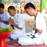 โครงการหล่อเทียนพรรษาประจำปี 2557