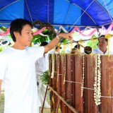 โครงการหล่อเทียนพรรษาประจำปี 2557