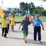 การแข่งขันกีฬาโรงเรียนผู้สูงอายุปัญญาภิวัฒน์ตำบลสันทราย