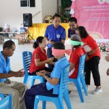 การแข่งขันกีฬาโรงเรียนผู้สูงอายุปัญญาภิวัฒน์ตำบลสันทราย