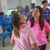 การแข่งขันกีฬาโรงเรียนผู้สูงอายุปัญญาภิวัฒน์ตำบลสันทราย