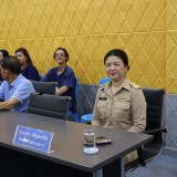 ร่วมต้อนรับ นางเกษรา ศรีบุณยาภิรัต ตำแหน่ง หัวหน้าฝ่ายอำนวยการ