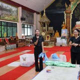 กิจกรรมโรงเรียนผู้สูงอายุปัญญาภิวัฒน์ ครั้งที่ ๙ (ฝึกจีบผ้า)