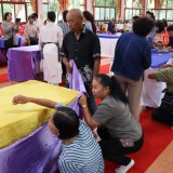 กิจกรรมโรงเรียนผู้สูงอายุปัญญาภิวัฒน์ ครั้งที่ ๙ (ฝึกจีบผ้า)
