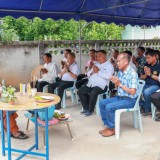 พิธีเปิดสะพานเลียบลำน้ำล้อง  ณ บ้านต้นส้าน หมู่ที่ ๖
