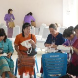 ร่วมพิธีเปิดโครงการสร้างและพัฒนาทักษะการปักและเย็บผ้าล้านนา ประจำปีงบประมาณ พ.ศ. ๒๕๖๖