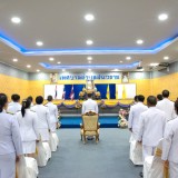 พิธีรับมอบพระบรมฉายาลักษณ์พระบาทสมเด็จพระเจ้าอยู่หัว ที่ฉายกับสมเด็จพระนางเจ้าฯ พระบรมราชินี