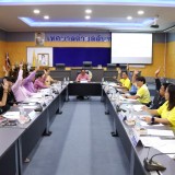 การประชุมคณะผู้บริหาร และหัวหน้าส่วนราชการเทศบาลตำบลสันทราย ครั้งที่ ๖ ประจำปี พ.ศ. ๒๕๖๘