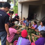กิจกรรมอบรมเชิงปฏิบัติการย้อมผ้าด้วยสีธรรมชาติ