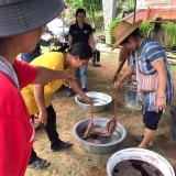 กิจกรรมอบรมเชิงปฏิบัติการย้อมผ้าด้วยสีธรรมชาติ