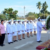 ร่วมพิธีวางพวงมาลาในกิจกรรมน้อมรำลึกเนื่องในวันคล้ายวันสวรรคตพระบาทสมเด็จพระจุลจอมเกล้าเจ้าอยู่หัว