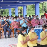 ร่วมพิธีทำบุญสืบชะตาและส่งมอบอาคารเรียนหลังใหม่