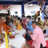ร่วมพิธีทำบุญสืบชะตาและส่งมอบอาคารเรียนหลังใหม่