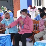 ร่วมพิธีทำบุญสืบชะตาและส่งมอบอาคารเรียนหลังใหม่