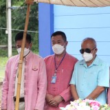 ร่วมพิธีทำบุญสืบชะตาและส่งมอบอาคารเรียนหลังใหม่