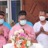 ร่วมพิธีทำบุญสืบชะตาและส่งมอบอาคารเรียนหลังใหม่