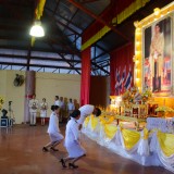  เทศบาลตำบลสันทราย ร่วมพิธีวางพานพุ่มถวายราชสักการะและจุดเทียนถวายพระพรชัยมงคล เนื่องในโอกาสวันเฉลิมพระชนมพรรษาพระบาทสมเด็จพระเจ้าอยู่หัว