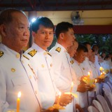  เทศบาลตำบลสันทราย ร่วมพิธีวางพานพุ่มถวายราชสักการะและจุดเทียนถวายพระพรชัยมงคล เนื่องในโอกาสวันเฉลิมพระชนมพรรษาพระบาทสมเด็จพระเจ้าอยู่หัว