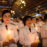  เทศบาลตำบลสันทราย ร่วมพิธีวางพานพุ่มถวายราชสักการะและจุดเทียนถวายพระพรชัยมงคล เนื่องในโอกาสวันเฉลิมพระชนมพรรษาพระบาทสมเด็จพระเจ้าอยู่หัว