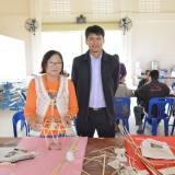 โครงการฝึกอบรมส่งเสริมและพััฒนาอาชีพผู้สูงอายุ กิจกรรมการทำโคมไฟล้านนา 