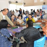 โครงการฝึกอบรมส่งเสริมและพััฒนาอาชีพผู้สูงอายุ กิจกรรมการทำโคมไฟล้านนา 