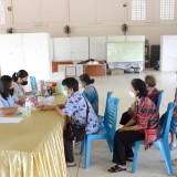 โครงการอบรมให้ความรู้ในการบริโภคอาหารที่ปลอดภัยต่อสุขภาพในผู้สูงวัย ของคณะกรรมการผู้สูงอายุตำบลสันทราย