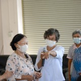 โครงการอบรมให้ความรู้ในการบริโภคอาหารที่ปลอดภัยต่อสุขภาพในผู้สูงวัย ของคณะกรรมการผู้สูงอายุตำบลสันทราย