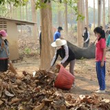 กิจกรรมส่งเสริมการจัดการขยะมูลฝอยชุมชนโดนชุมชน