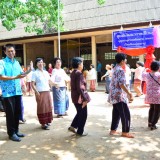 พิธีเปิดศูนย์พัฒนาการเรียนรู้ผู้สูงอายุตำบลสันทราย