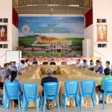 ประชาคมโครงการอนุรักษ์ฟื้นฟูลำน้ำห้วยงู พร้อมระบบกระจายน้ำด้วยพลังงานแสงอาทิตย์ บ้านห้วยงูใน หมู่ที่ ๕ ตำบลสันทราย อำเภอฝาง จังหวัดเชียงใหม่