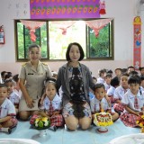 พิธีไหว้ครูขึ้น โรงเรียนอนุบาลเทศบาลสันทราย