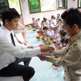 พิธีไหว้ครูขึ้น โรงเรียนอนุบาลเทศบาลสันทราย