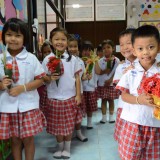พิธีไหว้ครูขึ้น โรงเรียนอนุบาลเทศบาลสันทราย