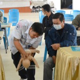 โครงการอบรมเชิงปฏิบัติการให้ความรู้การปฐมพยาบาลเบื้องต้นและการฟื้นคืนชีพขั้นพื้นฐานประจำปีงบประมาณ ๒๕๖๖