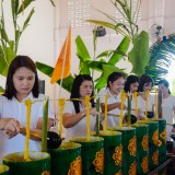 โครงการหล่อเทียนและถวายเทียนจำนำพรรษา ประจำปี 2562